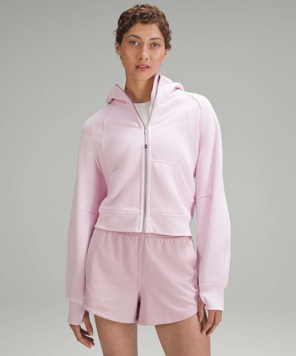 Lululemon Scuba Oversized Full Zip Meadowsweet Pink Size M/L